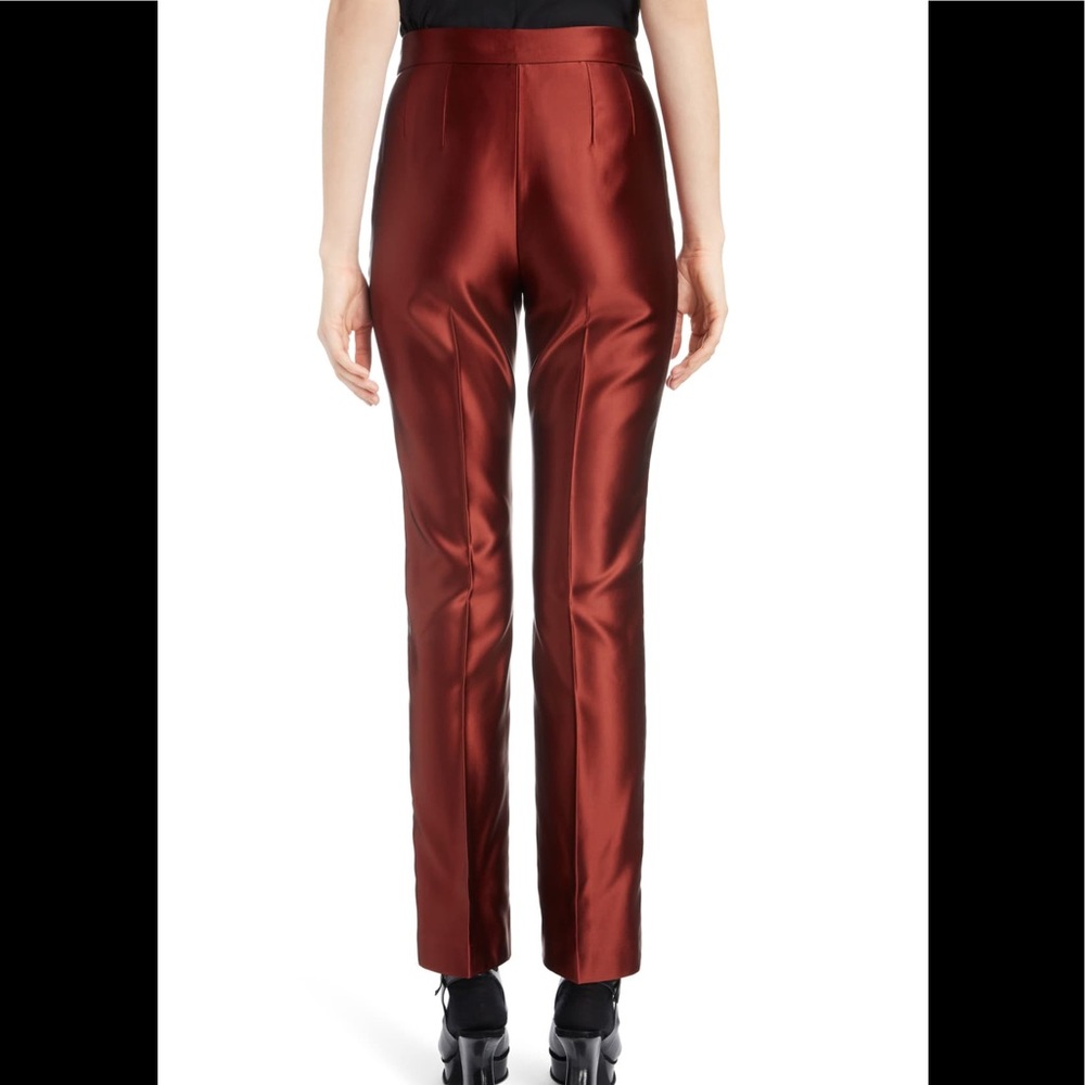 DRIES VAN NOTEN Slim Satin Crop Pants holiday - Picture 2 of 4